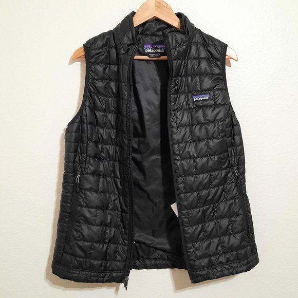 Black Patagonia Nano Puff Vest With Jack Daniels - Picture 3 of 9